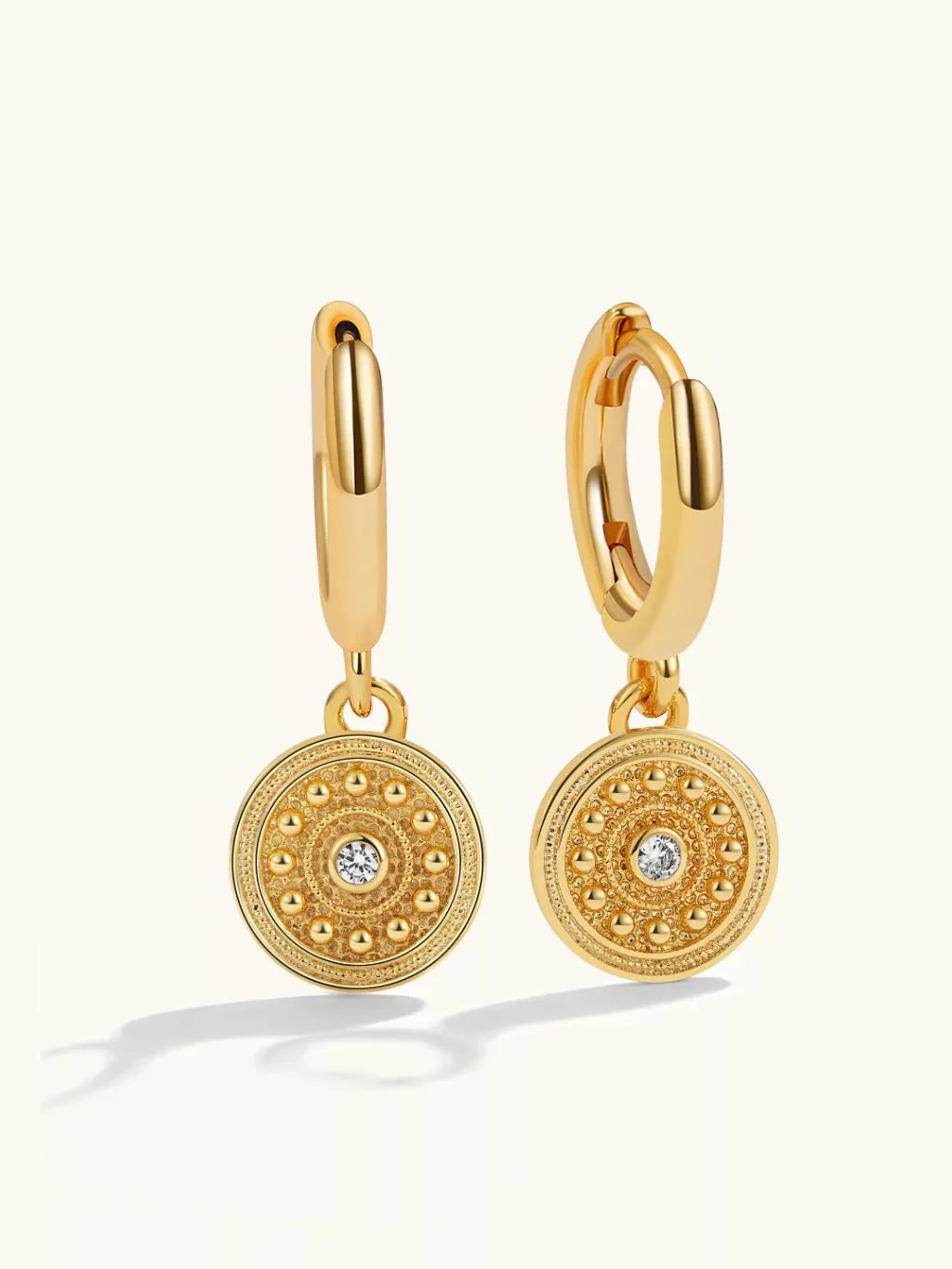 Milos Mini Ohrringe Gold & Silber 8mm