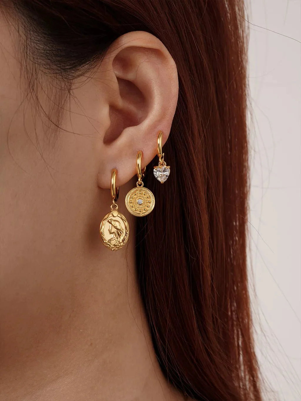 Milos Mini Ohrringe Gold & Silber 8mm