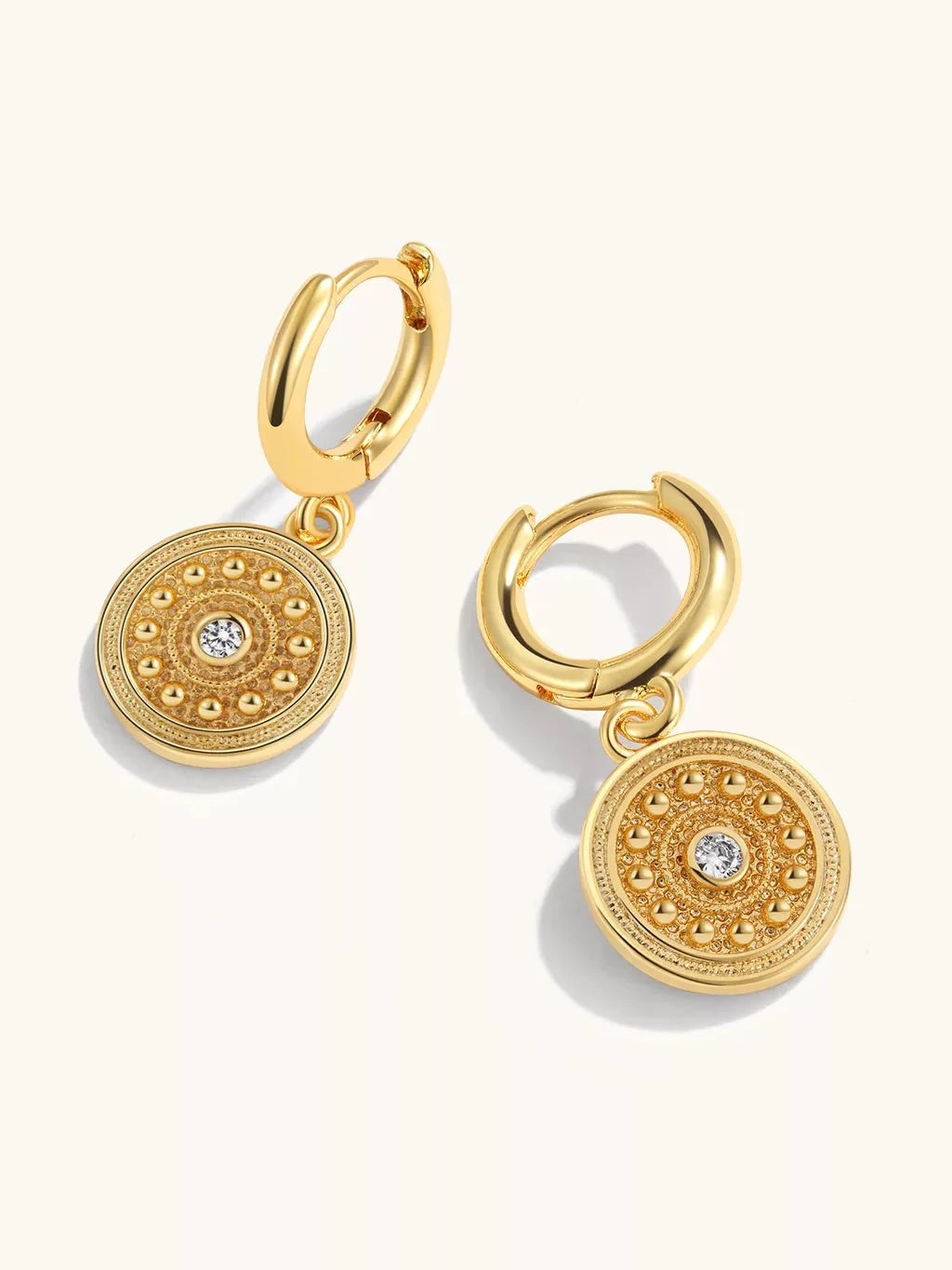 Milos Mini Ohrringe Gold & Silber 8mm