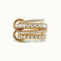 Rosetta Stacked Diamond Ring
