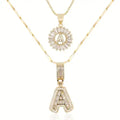 Initial Pavé Necklace