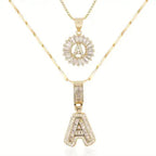 Initial Pavé Necklace