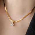 Aurelia Crystal Pendant Necklace