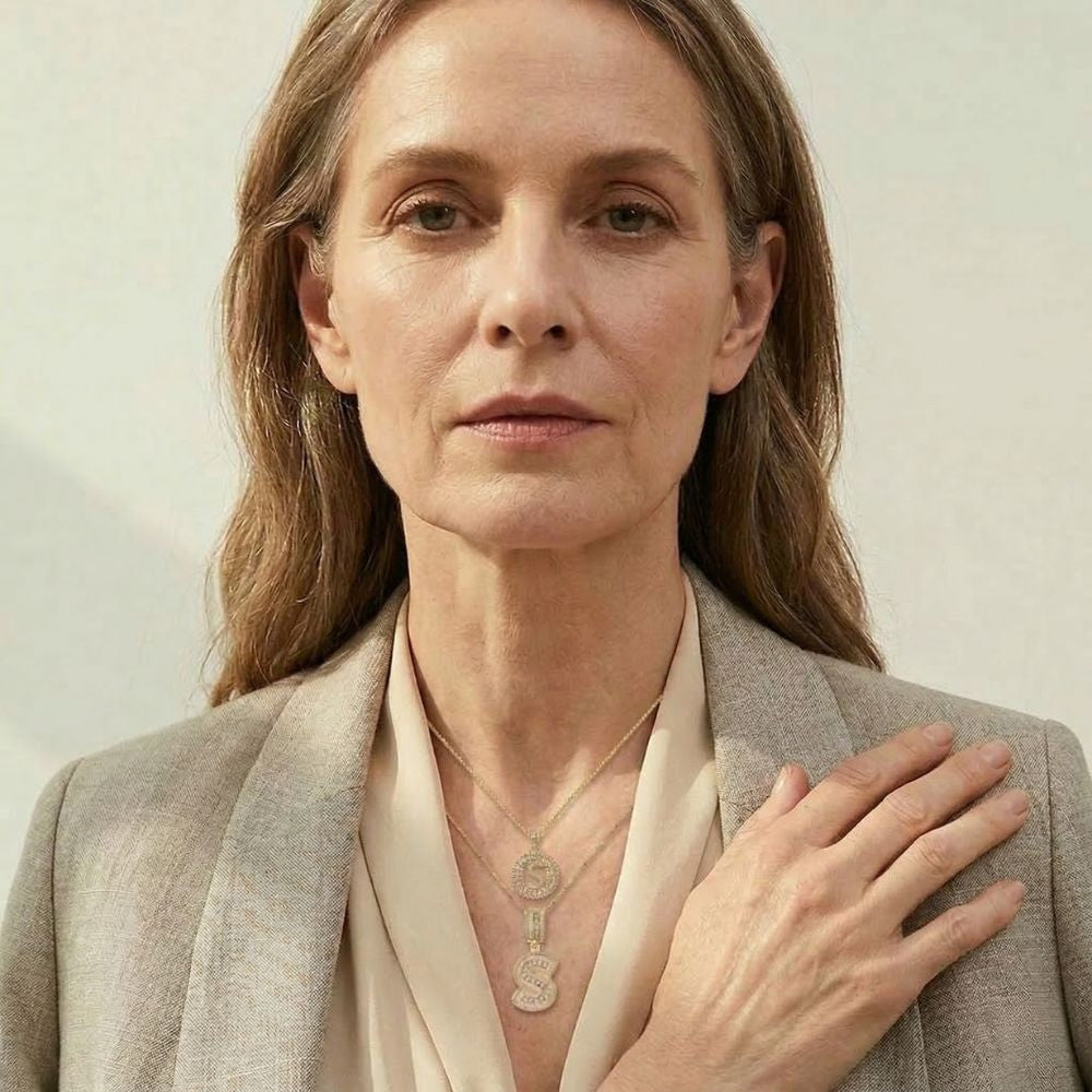 Initial Pavé Necklace