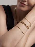 Schlangen Armband Gold & Silber