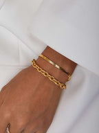 Schlangen Armband Gold & Silber