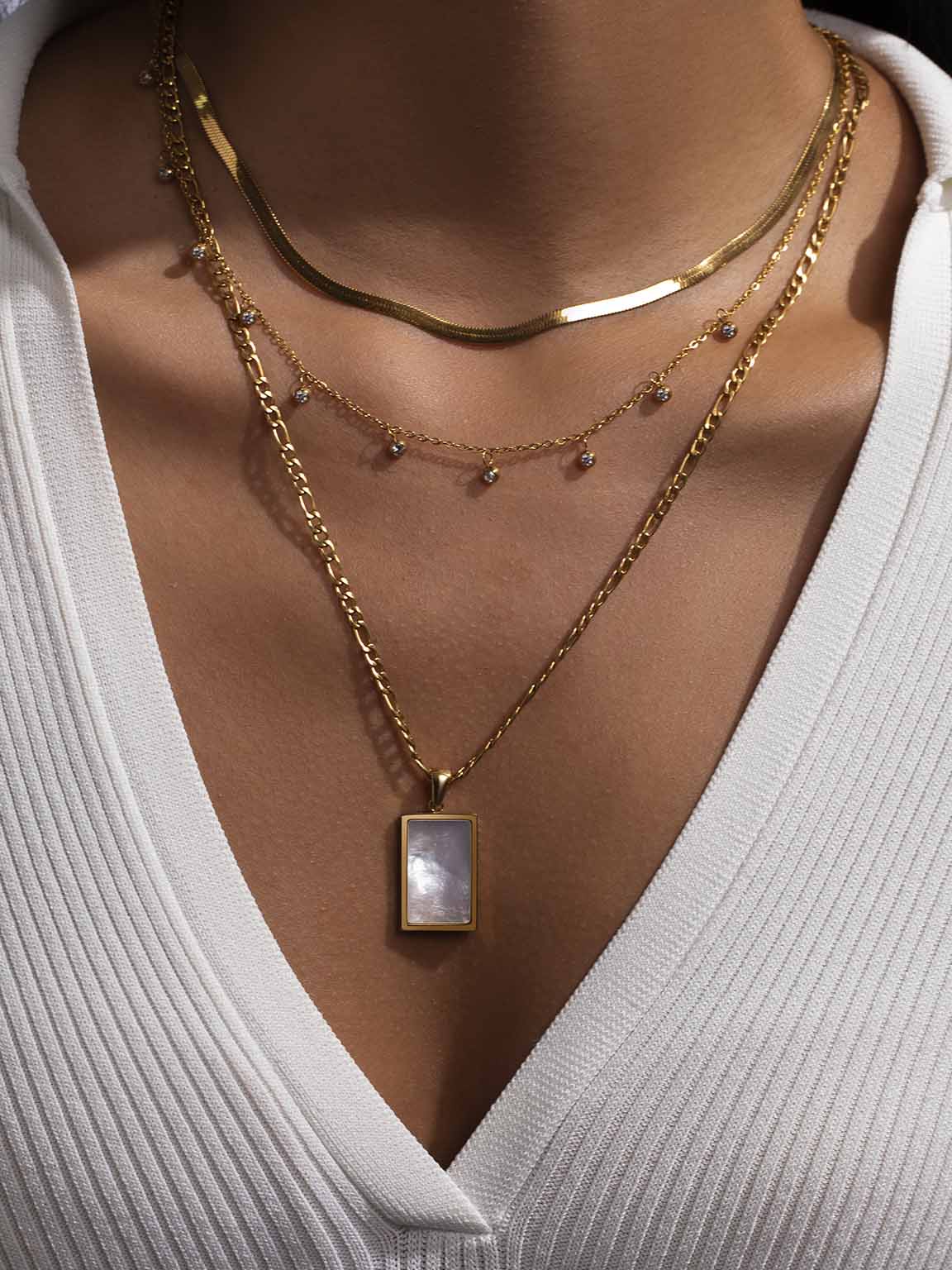Schlangen Choker Halskette Gold & Silber