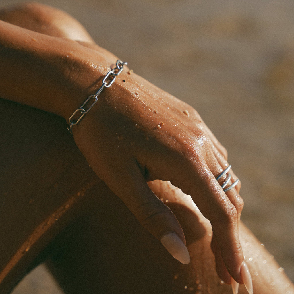 Capri Paperclip Bracelet