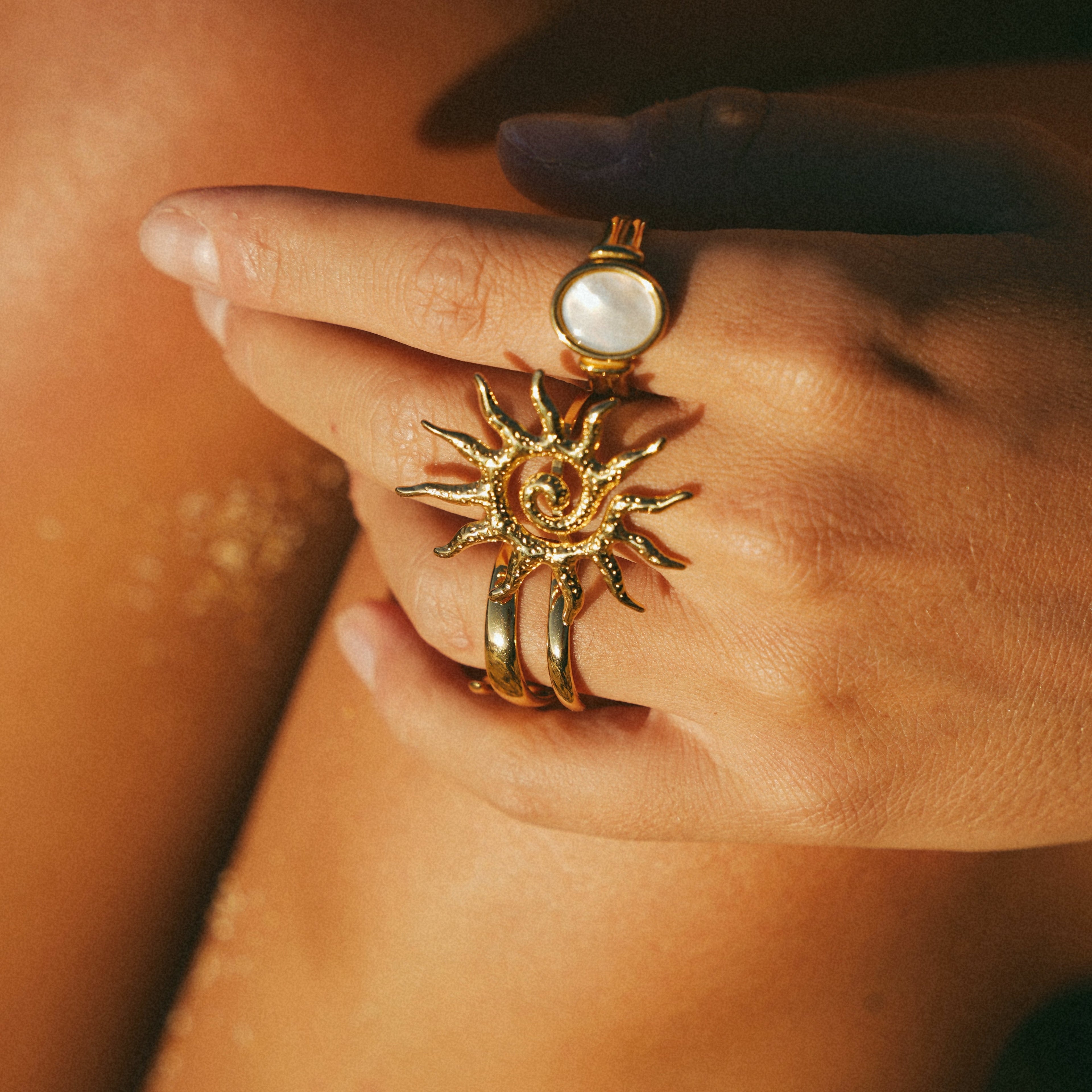Misty Shell Ring