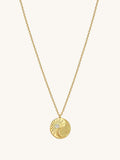 Sonne und Mond Anhänger Halskette Gold