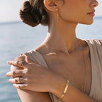 Vespertine Gold Herringbone Bracelet