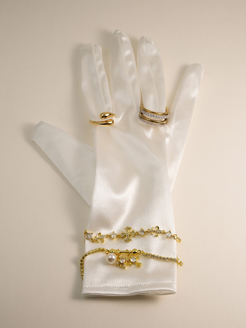 Double Twist Ring Gold